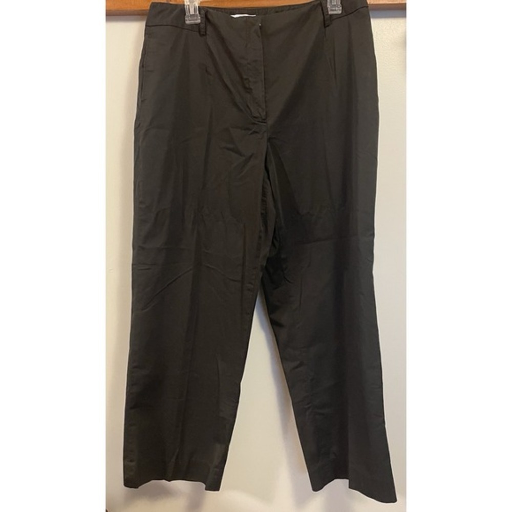 Vintage Talbots Black Dress Pants Womens 16 Petite Black Straight Leg